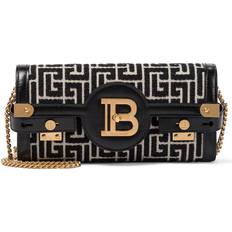 Balmain Women's Bbuzz Monogram Jacquard Pouch 23 Bag