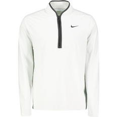 Golf - White T-shirts Nike Dri-FIT Victory Half-Zip Golf Top Men's - Photon Dust/Dark Smoke Grey/Black