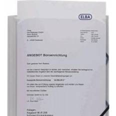ELBA Oxford 3 Flap Folder A4 Translucent Clear