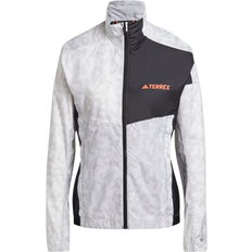 Damen - Laufen Jacken Adidas Terrex Trail Running Windbreaker - White/Grey Two