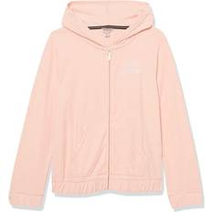 Juicy Couture Girls Tops Juicy Couture Girls' Signature Terry Hoodie - Apricot Blush