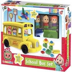 CoComelon Lelut CoComelon Funbricks School Bus Set