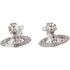 Vivienne Westwood Pina Bas Relief Earrings - Silver/Transparent