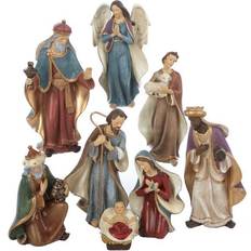 Resin Figurines Kurt Adler Nativity Set Figurine 6" 8