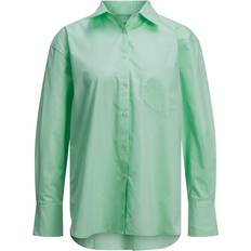 JJXX Jamie Relaxed Poplin Shirt - Green/Green Ash