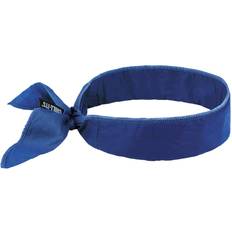 Blue Headbands Ergodyne Polymer Embedded Batting Cooling Bandana with Tie Closure