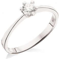 Hvidguld Ringe Scrouples Veda Ring - White Gold/Transparent