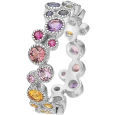 Mads Z Luxury Rainbow Ring - White Gold/Amethyst/Sapphire/Citrine/Topaz/Peridot/Tourmaline/Ruby