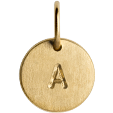 Jane Kønig Love Tag A-Z Medium Pendant - Gold