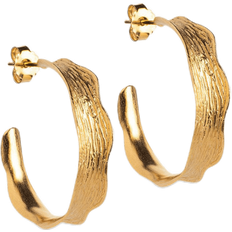 Ane Large Hoops - Gold