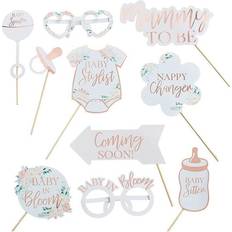 Baby Fotoprops Ginger Ray Photoprops Floral Baby Shower 10-pack