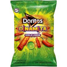 Lemon/Lime Snacks Doritos Dinamita Chile Limón Rolled Tortilla Chips 10.7oz 1