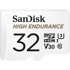 SanDisk High Endurance microSDHC Class 10 UHS-I V30 U3 100/60MB/s 32GB +SD Adapter