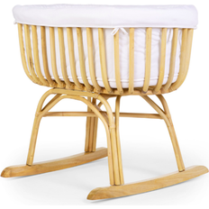 Cunas Childhome Rattan Cradle + Mattress 27.6x35.4"