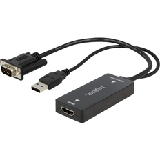 Usb a audio adapter LogiLink HDMI-VGA/USB A Adapter M-F