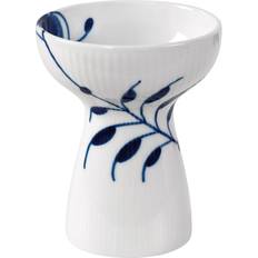 Royal Copenhagen Blue Fluted Mega Open White Vase 11cm