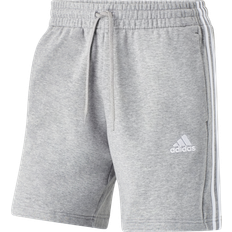 Friluftsshorts - Gråa adidas Essentials French Terry 3-Stripes - Medium Grey Heather