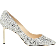 Jimmy Choo Silver - Women Shoes Jimmy Choo Romy 85 - Glitter