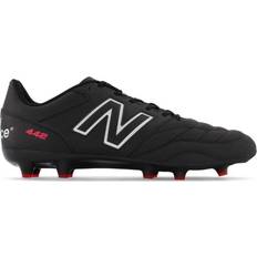 New Balance Laced Soccer Shoes New Balance 442 V2 Team FG M - Black/White