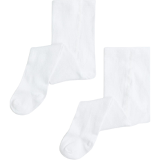 3-6M Underkläder H&M Tights 2-pack - White (0493103070)