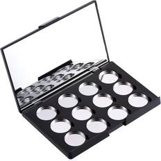 Allwon Empty Magnetic Eyeshadow Makeup Palette with Mirror 12-pack
