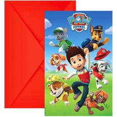Paw Patrol Invitation Card The Movie Skye 6-pack