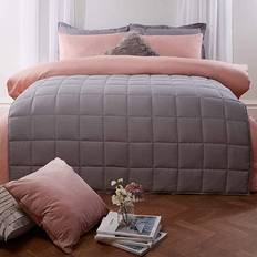 Brentfords Sensory Sleep Couverture lestée 6kg Argent, Gris, Rose (180x125cm)