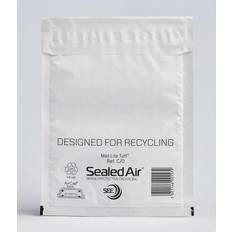 Hvite Brevpose Sealed Air Bubble Lined Postal Bag Size C/0 150x210mm 100-pack