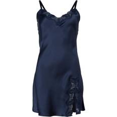 Lady Avenue Silk Night Dress - Blue