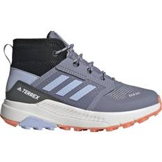 Adidas Grey Walking shoes adidas Kid's Terrex Trailmaker Mid RAIN.RDY - Silver Violet/Blue Dawn/Core Black