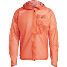 Slim - Uomo Abbigliamento per la pioggia Adidas Terrex Agravic 2.5 Layer Rain Jacket Men - Semi Impact Orange