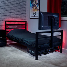 X-Rocker Gaming Bed with Rotating TV Mount Bettrahmen 96x204cm