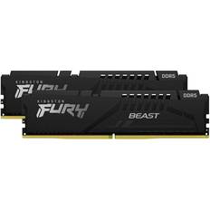 32 GB - DDR5 Memorias RAM Kingston Fury Beast Black DDR5 5600MHz 2x16GB (KF556C36BBEK2-32)