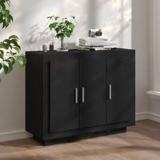 Brown Cabinets vidaXL Black Sideboard