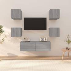 vidaXL Wall-mounted Cabinet TV Bench