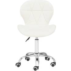 Premier Housewares White Office Chair