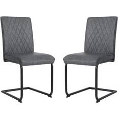 Brown Kitchen Chairs Home Garden Direct Nelson Industrial Kitchen Chair 2pcs