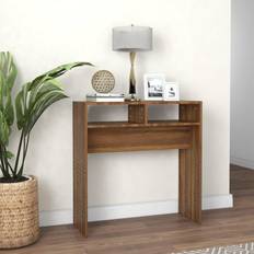 Console Tables sale vidaXL brown oak Console Table