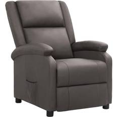 Leather recliner vidaXL Genuine Leather Fåtölj 98cm