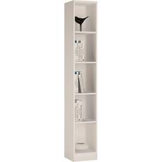 Multicoloured Book Shelves Bonamaison Yours White Tall Narrow Book Shelf