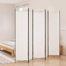 VidaXL Rumdelere vidaXL 5-panels 250x200 stof Rumdeler