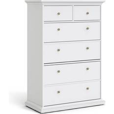 Wood Chest of Drawers Furniture To Go Paris 6 White Chest of Drawer 96.2x139.5cm