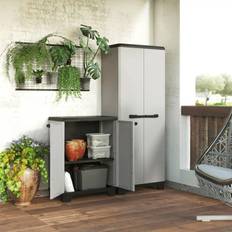 with shelves
