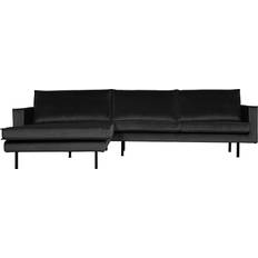 Schwarz Sofas BePureHome Rodeo Chaiselong Venstrevendt Sofa