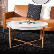 Blue Coffee Tables Safavieh Navya Collection COF6207A Coffee Table