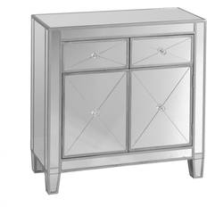 Cabinets SEI Furniture Mirrored Storage Cabinet