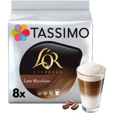 K-cups & Coffee Pods Tassimo L'OR Latte Macchiato Coffee Pods 267g 8pcs