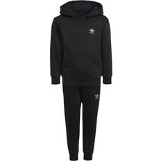 XXS Tracksuits Children's Clothing adidas Kid's Adicolor Hoodie Set - Black (HK2958)