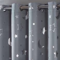 Dreamscene Silver Grey Moon Stars, Galaxy