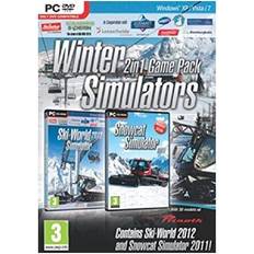 Winter Simulators Ski World 2012 & Snowcat Simulator 2011 2 1 Game Pack for Windows PC Video Game